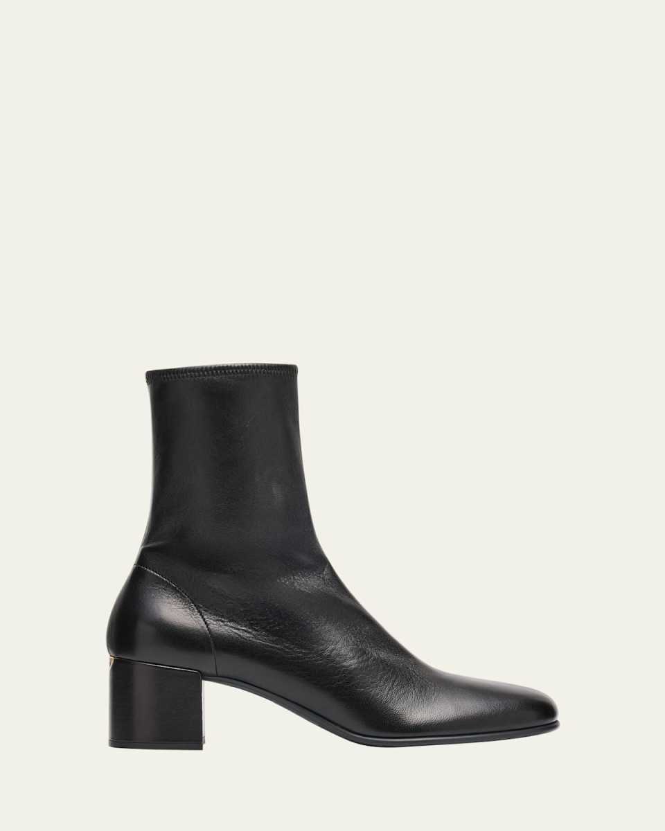 55mm Nappa Leather Ankle Boots